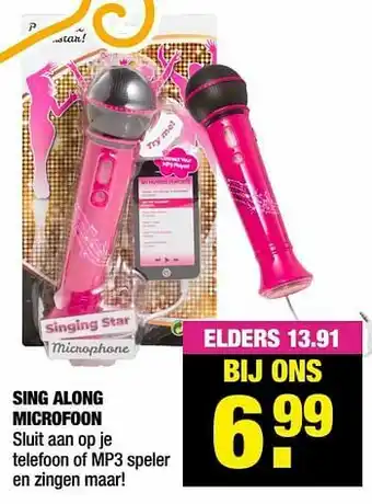 Sing along microfoon