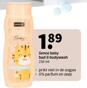 Wibra Sence baby bad & bodywash aanbieding