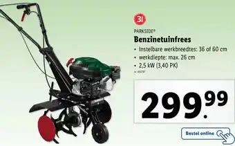 Lidl Parkside benzinetuinfrees aanbieding