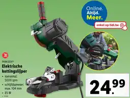 Lidl Parkside elektrische kettingslijper aanbieding