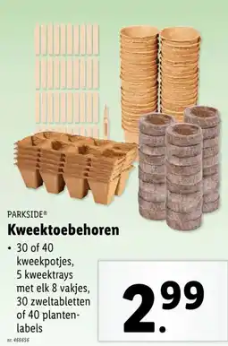 Lidl Parkside kweektoebehoren aanbieding