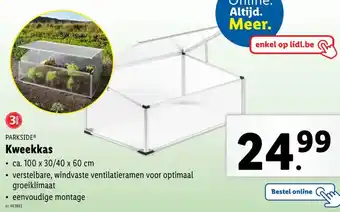 Lidl Parkside kweekkas aanbieding