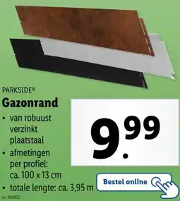 Lidl Parkside gazonrand aanbieding