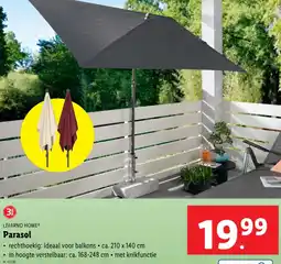 Lidl Livarno home parasol aanbieding