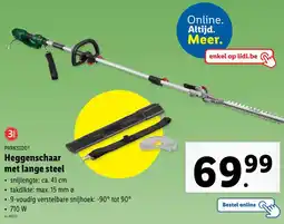 Lidl Parkside heggenschaar met lange steel aanbieding