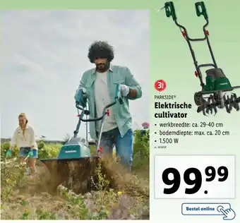 Lidl Parkside elektrische cultivator aanbieding