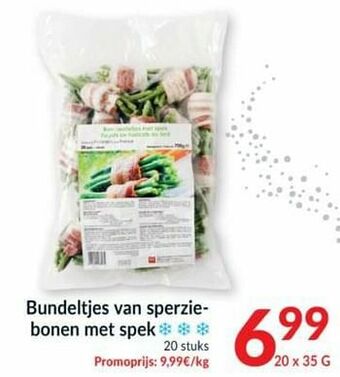Intermarché Bundeltjes van sperziebonen met spek aanbieding