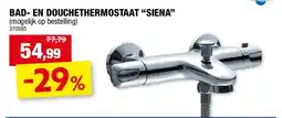 Hubo BAD- EN DOUCHETHERMOSTAAT “SIENA” aanbieding