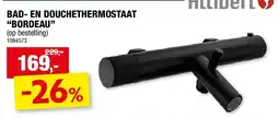 Hubo BAD- EN DOUCHETHERMOSTAAT “BORDEAU” aanbieding