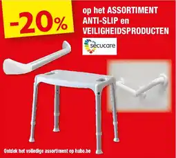 Hubo op het ASSORTIMENT ANTI-SLIP en VEILIGHEIDSPRODUCTEN aanbieding