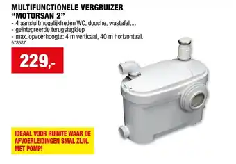 Hubo MULTIFUNCTIONELE VERGRUIZER “MOTORSAN 2” aanbieding