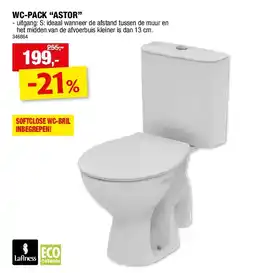 Hubo WC-PACK “ASTOR” aanbieding