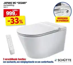 Hubo JAPANS WC “CESARI” aanbieding