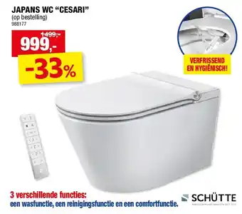 Hubo JAPANS WC “CESARI” aanbieding