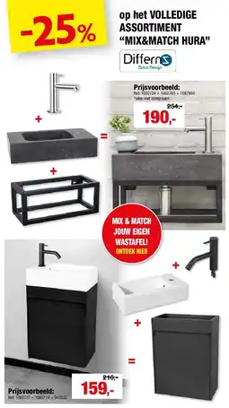 Hubo op het VOLLEDIGE ASSORTIMENT “MIX&MATCH HURA” aanbieding