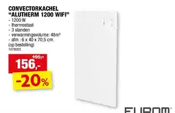 Hubo CONVECTORKACHEL “ALUTHERM 1200 WIFI” aanbieding