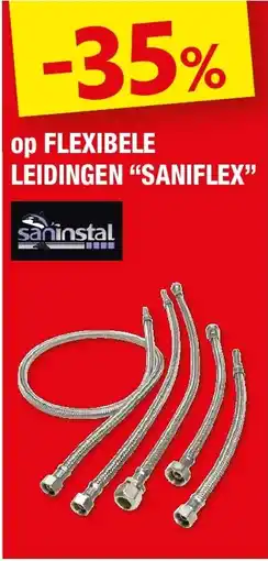 Hubo op FLEXIBELE LEIDINGEN “SANIFLEX” aanbieding