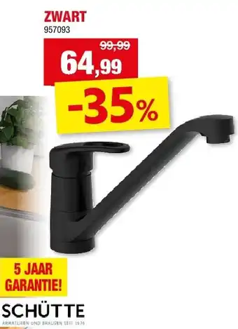 Hubo ZWART aanbieding