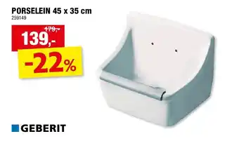 Hubo PORSELEIN 45 x 35 cm aanbieding