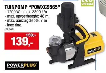 Hubo TUINPOMP “POWXG9565” aanbieding