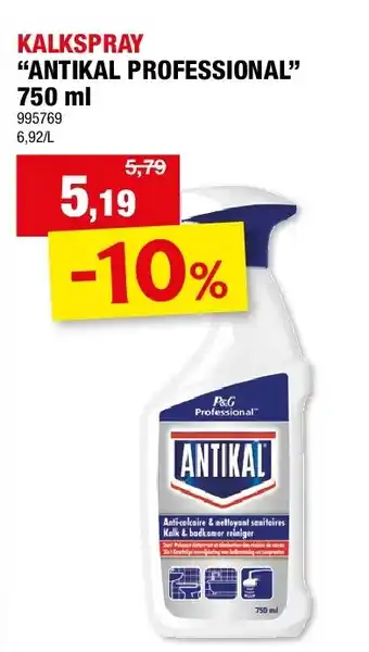 Hubo KALKSPRAY “ANTIKAL PROFESSIONAL” 750 ml aanbieding