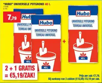 Hubo "Hubo" universele potgrond aanbieding