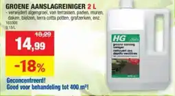 Hubo Groene aanslagreiniger aanbieding