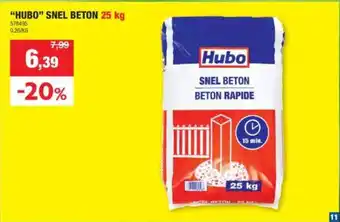 Hubo "Hubo" snel beton aanbieding