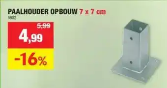 Hubo PAALHOUDER OPBOUW aanbieding