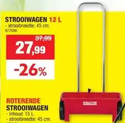 Hubo Strooiwagen aanbieding