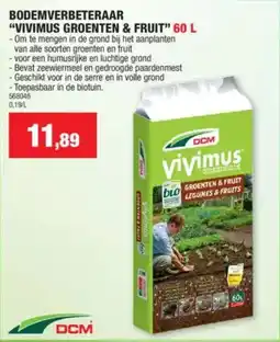 Hubo Bodemverbeteraar "vivimus groenten & fruit" aanbieding