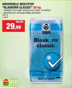 Hubo Universele meststof “Blaukorn Classic" aanbieding