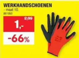 Hubo Werkhandschoenen aanbieding