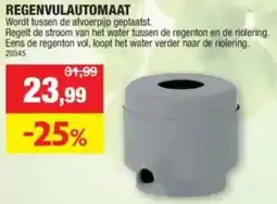 Hubo Regenvulautomaat aanbieding