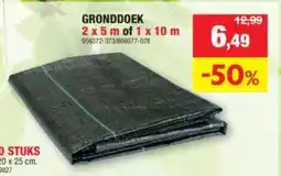 Hubo Gronddoek aanbieding