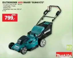 Hubo Zelftrekkende accu maaier "DLM481CT2” aanbieding