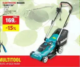 Hubo Elektrische maaier  "ELM3720" aanbieding