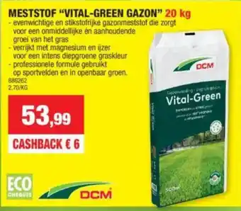 Hubo Meststof "Vital-Green Gazon” aanbieding