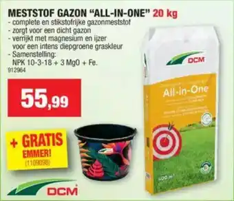 Hubo Meststof gazon "all-in-one" aanbieding