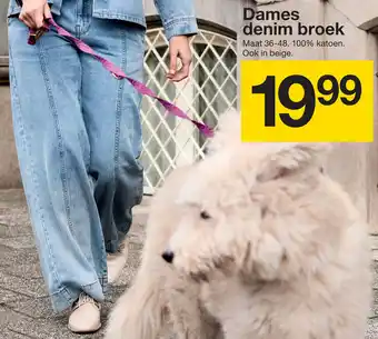 Zeeman Dames denim broek aanbieding