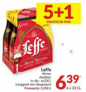 Intermarché Leffe winter abdijbier aanbieding