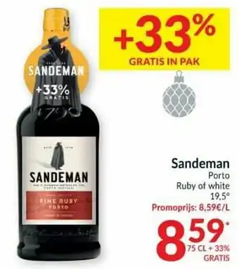 Sandeman porto ruby of white