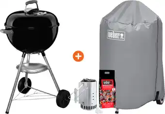 Coolblue Weber Pack Barbecue Bar-B-Kettle 47 cm aanbieding