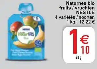 Cora Naturnes bio fruits - vruchten nestle 90g aanbieding