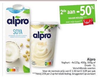 Intermarché Alpro aanbieding
