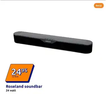 Action Roseland soundbar aanbieding