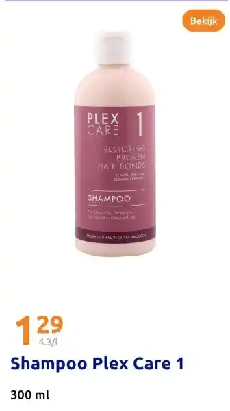 Action Shampoo Plex Care 1 aanbieding