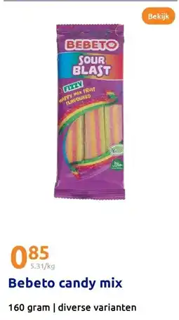 Action Bebeto candy mix aanbieding