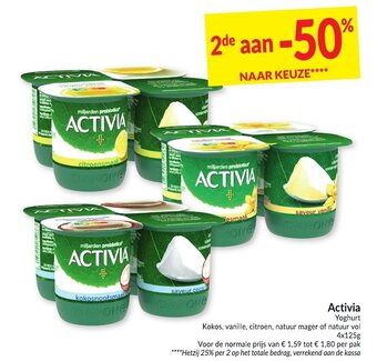 Intermarché Activia aanbieding
