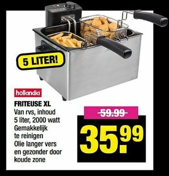 Hollandia friteuse xl